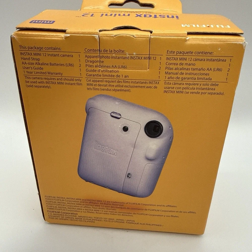 Fujifilm instax mini 12 Instant Camera - Lilac Purple